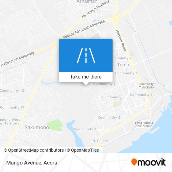 Mango Avenue map