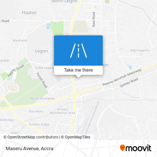Maseru Avenue map