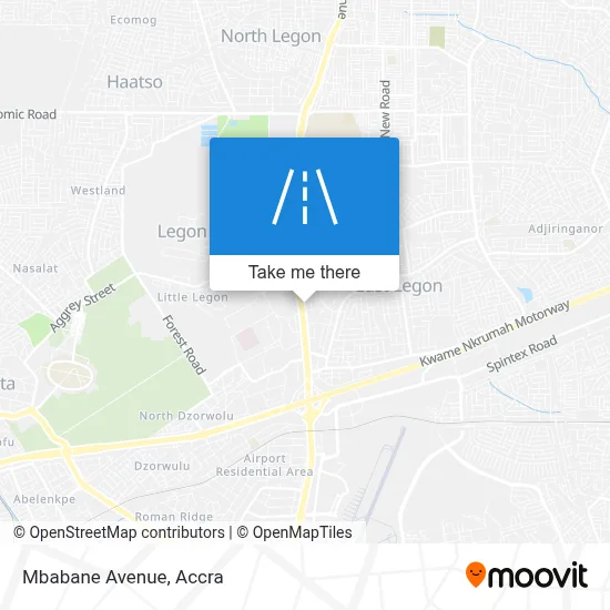 Mbabane Avenue map