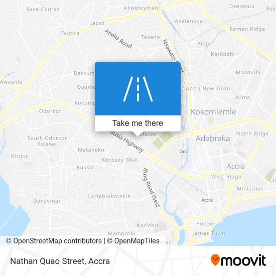 Nathan Quao Street map