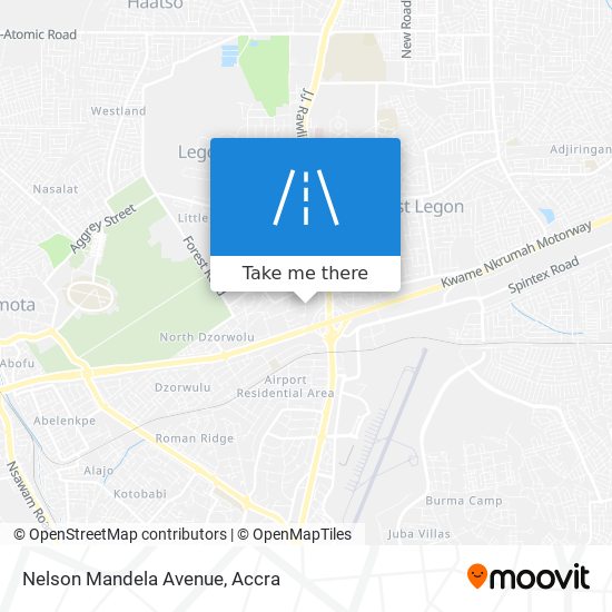 Nelson Mandela Avenue map