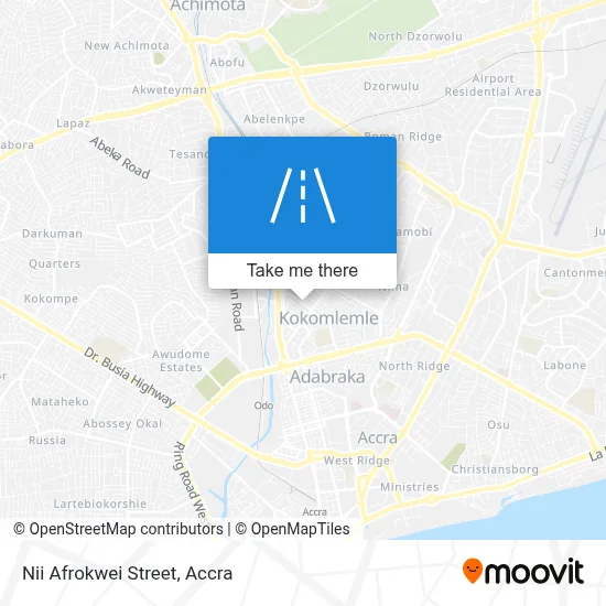 Nii Afrokwei Street map