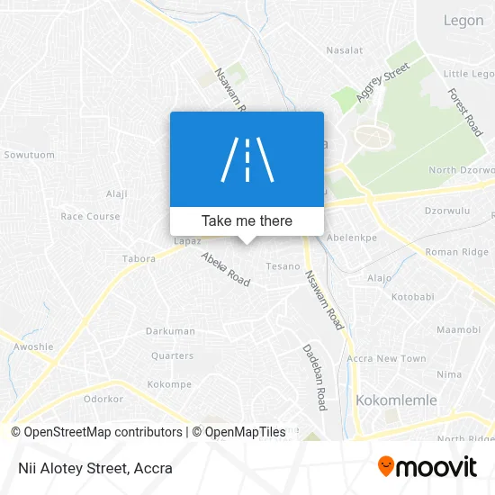 Nii Alotey Street map