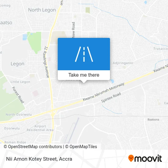 Nii Amon Kotey Street map