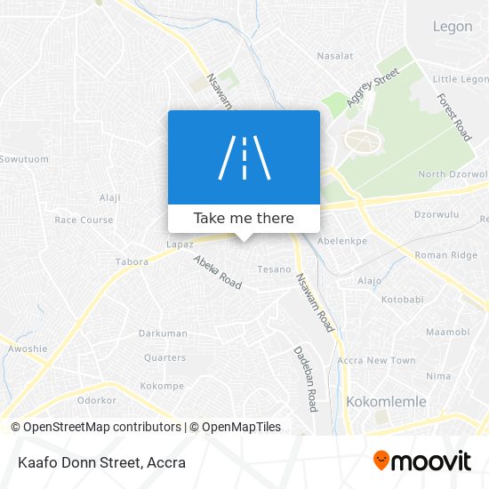 Kaafo Donn Street map