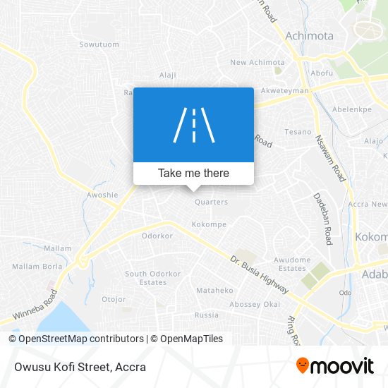 Owusu Kofi Street map