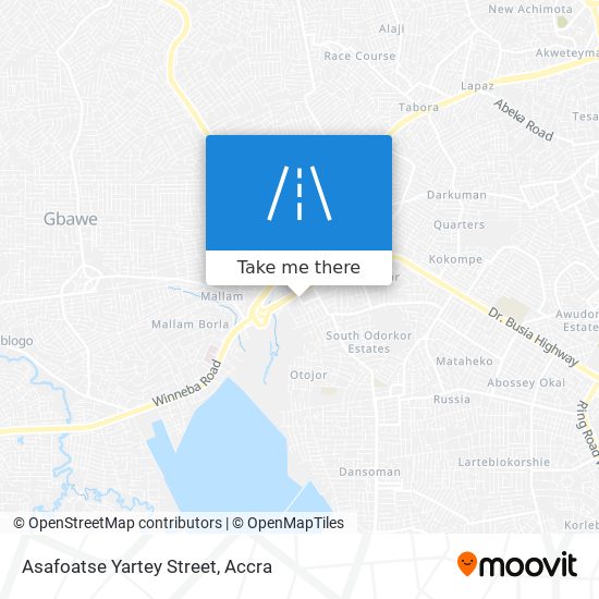 Asafoatse Yartey Street map