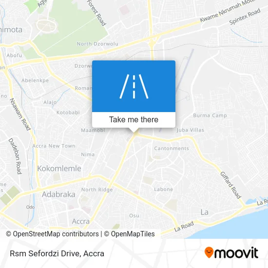 Rsm Sefordzi Drive map