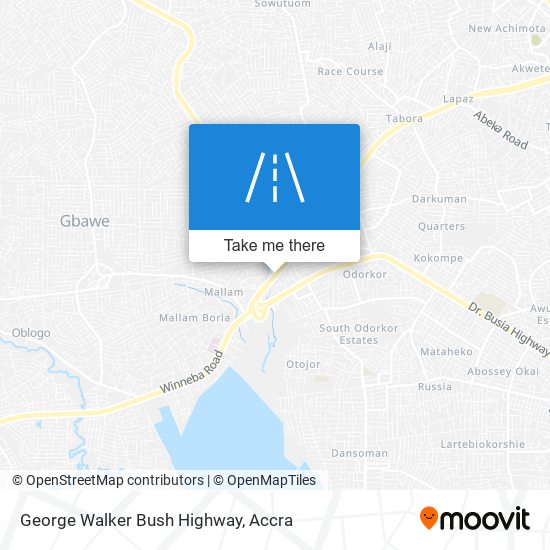 George Walker Bush Highway map