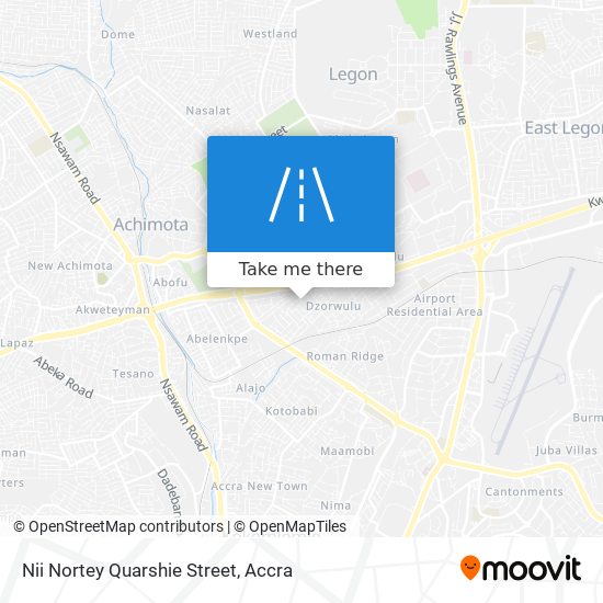 Nii Nortey Quarshie Street map