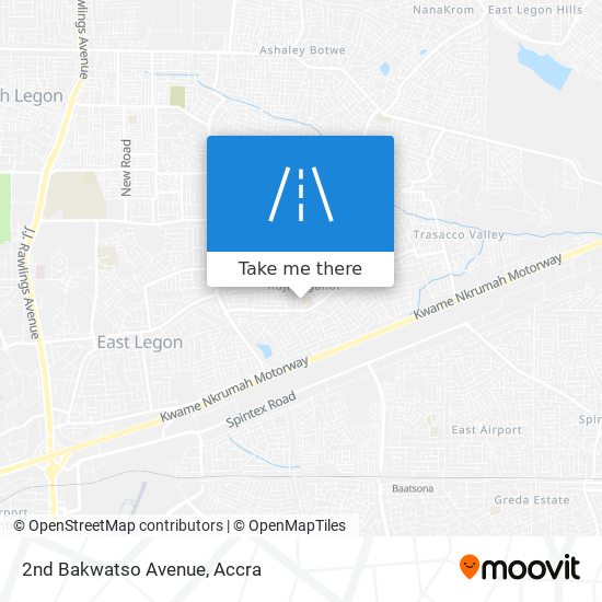 2nd Bakwatso Avenue map
