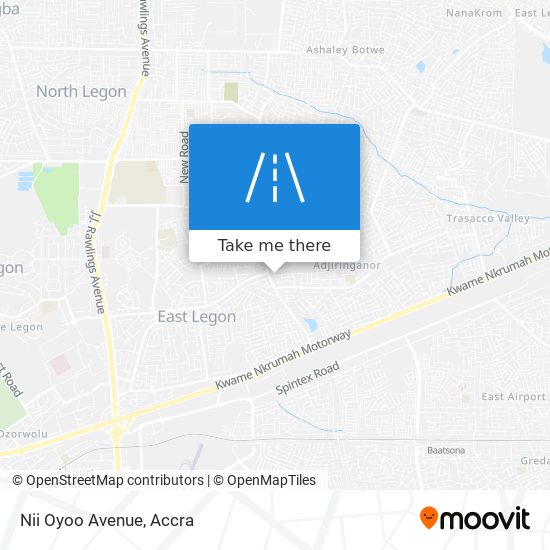 Nii Oyoo Avenue map