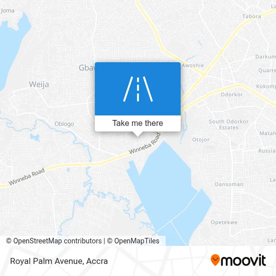 Royal Palm Avenue map