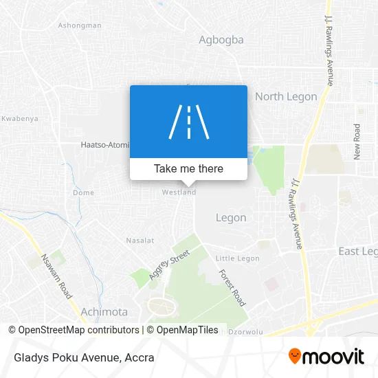 Gladys Poku Avenue map