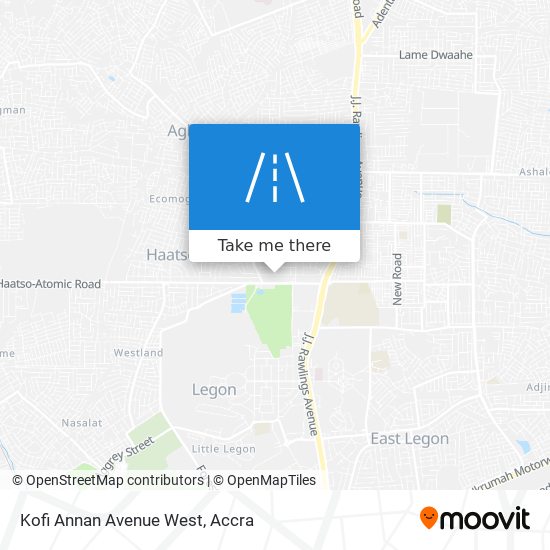 Kofi Annan Avenue West map
