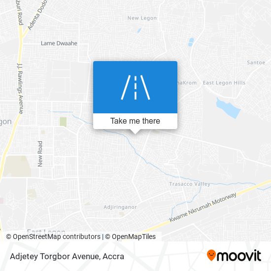 Adjetey Torgbor Avenue map