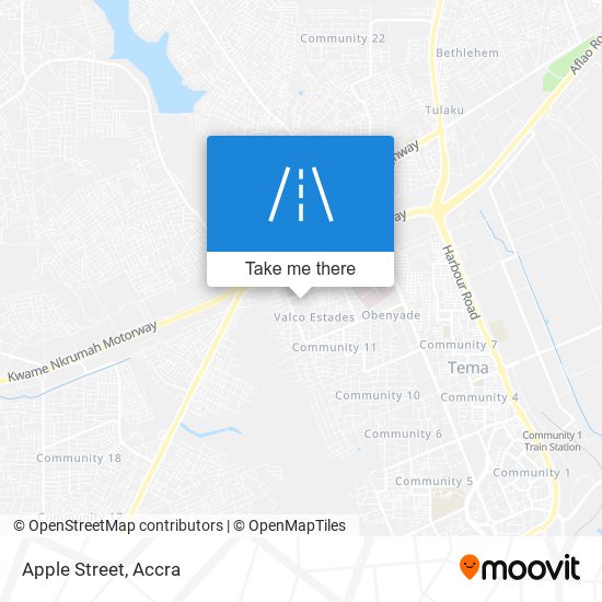 Apple Street map