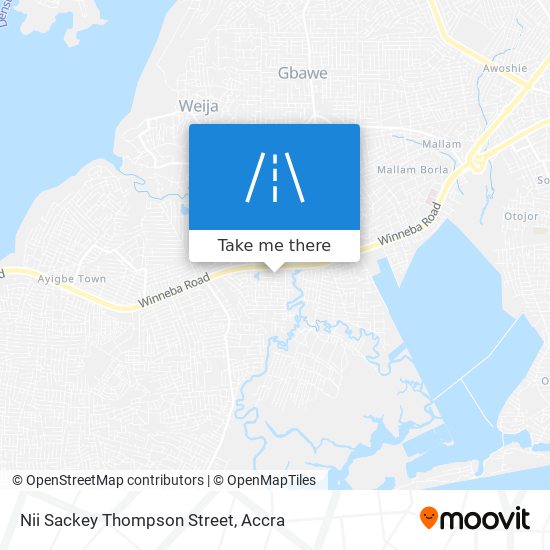 Nii Sackey Thompson Street map