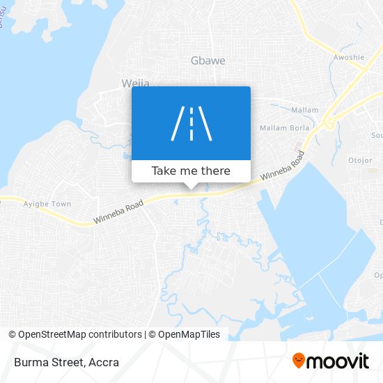 Burma Street map