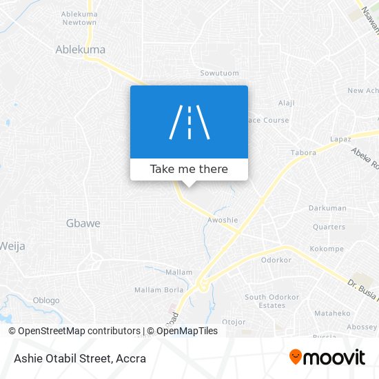 Ashie Otabil Street map