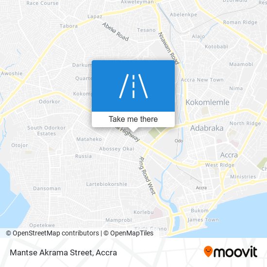 Mantse Akrama Street map