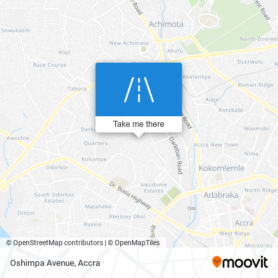 Oshimpa Avenue map