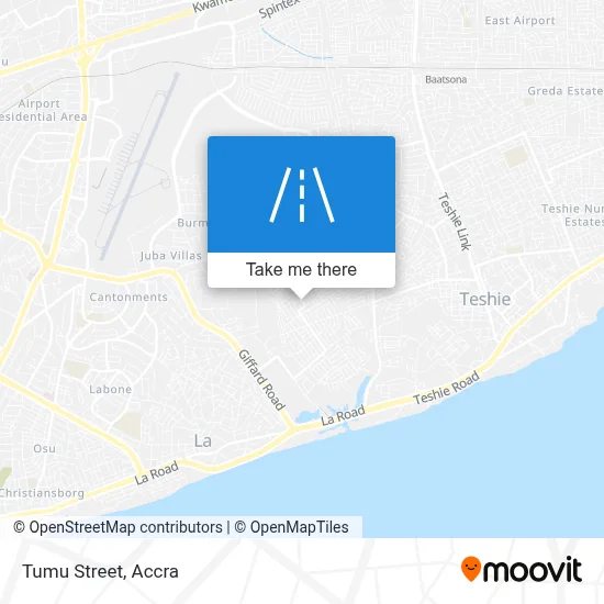 Tumu Street map