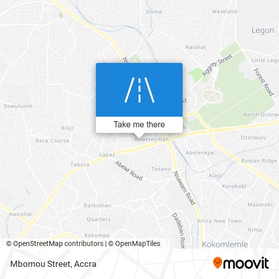 Mbomou Street map