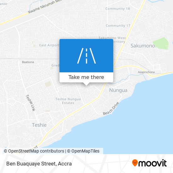 Ben Buaquaye Street map