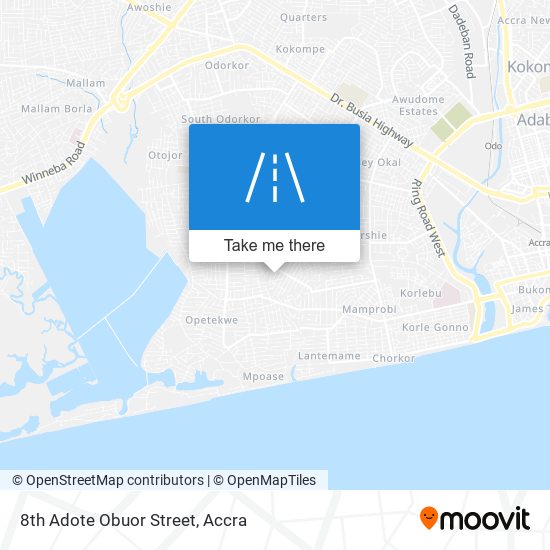 8th Adote Obuor Street map
