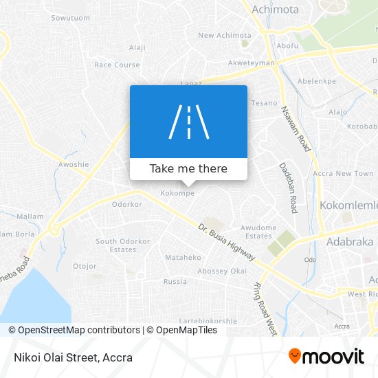 Nikoi Olai Street map