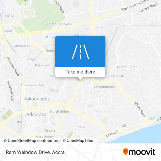 Rsm Weindow Drive map