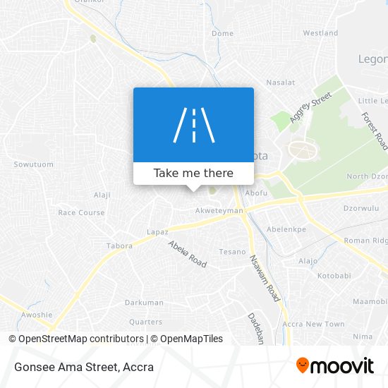 Gonsee Ama Street map