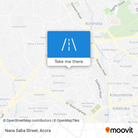 Nana Saba Street map