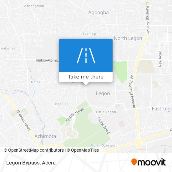 Legon Bypass map