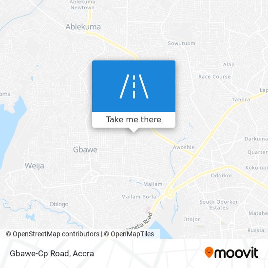Gbawe-Cp Road map