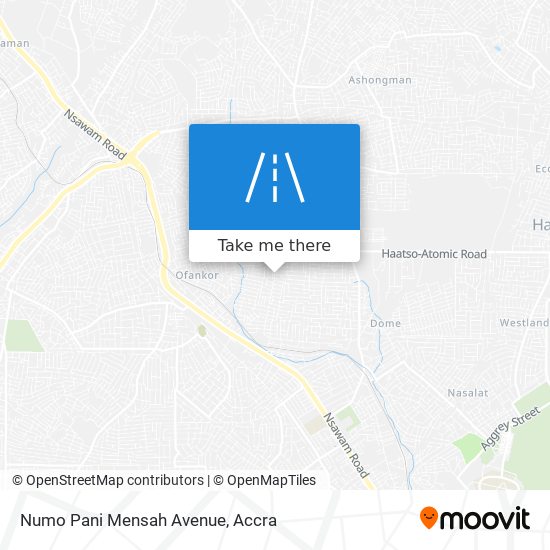 Numo Pani Mensah Avenue map