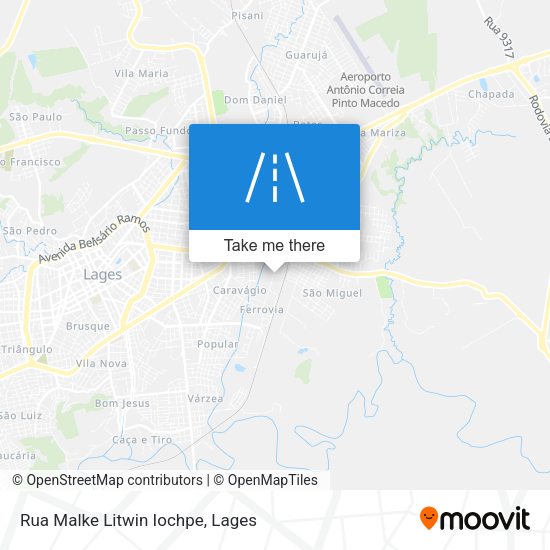 Rua Malke Litwin Iochpe map