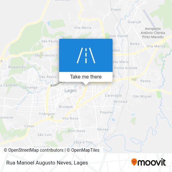 Rua Manoel Augusto Neves map