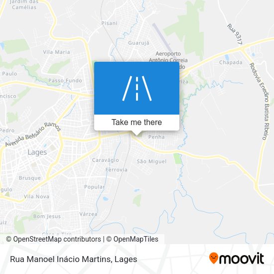 Rua Manoel Inácio Martins map