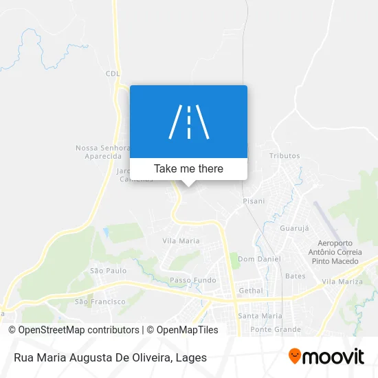 Rua Maria Augusta De Oliveira map