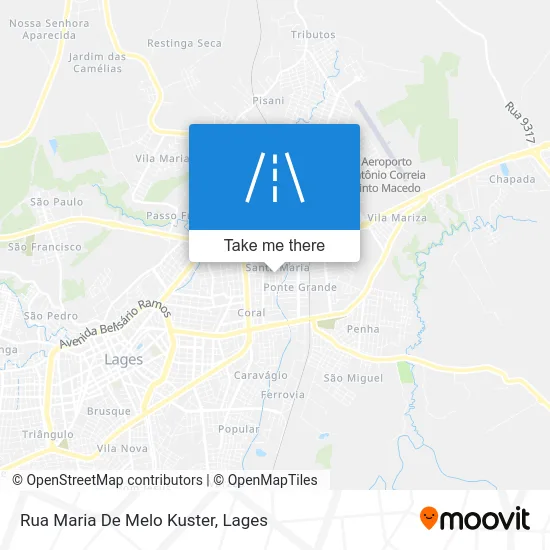 Rua Maria De Melo Kuster map