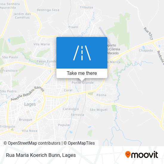 Rua Maria Koerich Bunn map