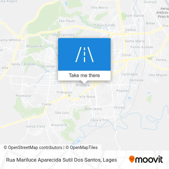 Rua Mariluce Aparecida Sutil Dos Santos map