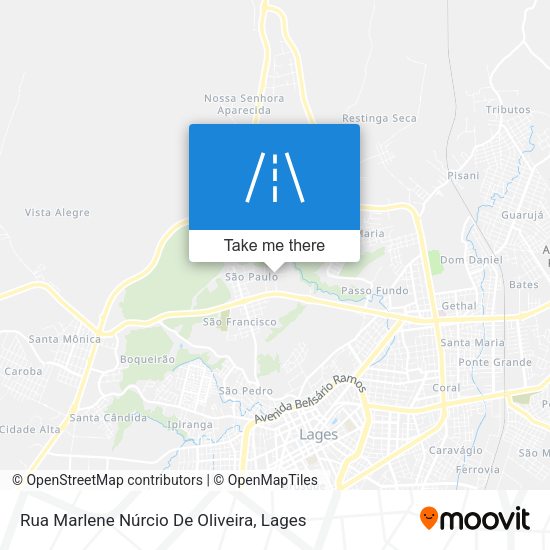 Rua Marlene Núrcio De Oliveira map
