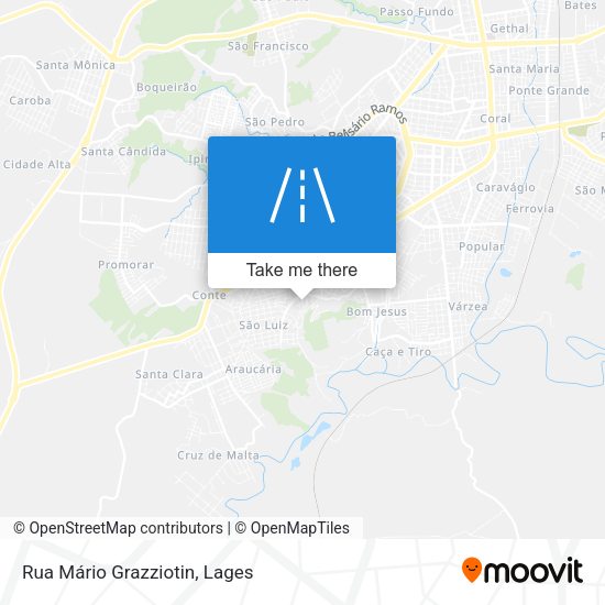 Rua Mário Grazziotin map