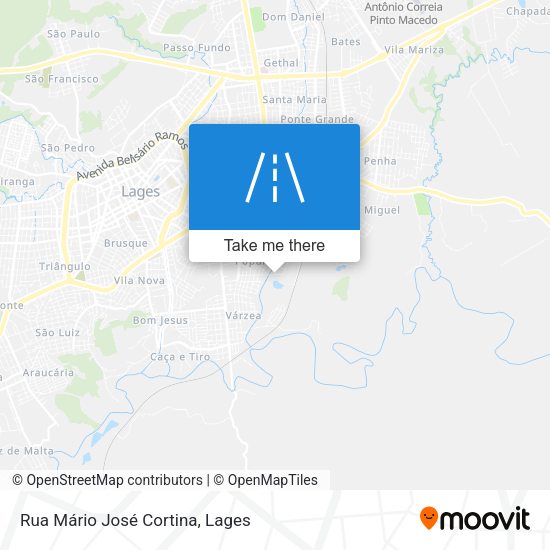 Rua Mário José Cortina map