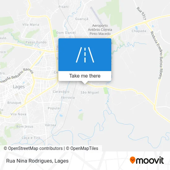 Rua Nina Rodrigues map