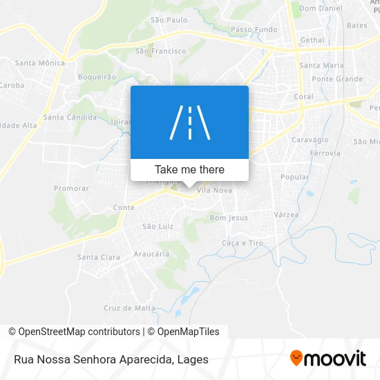 Rua Nossa Senhora Aparecida map