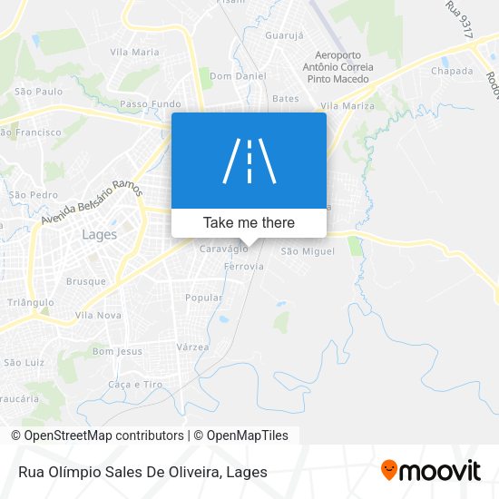 Rua Olímpio Sales De Oliveira map